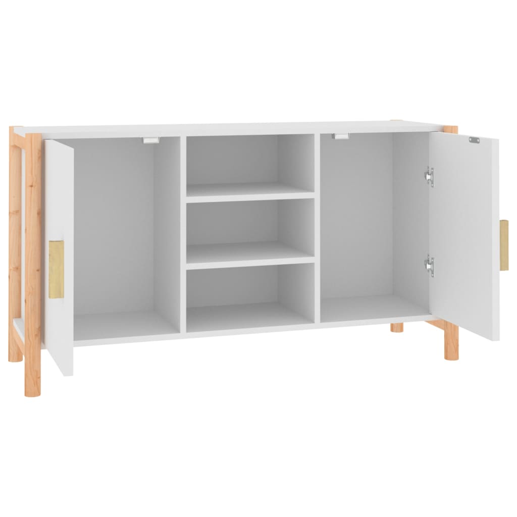 Buffet Blanc 107x38x60 cm Bois d'ingénierie - XIOS