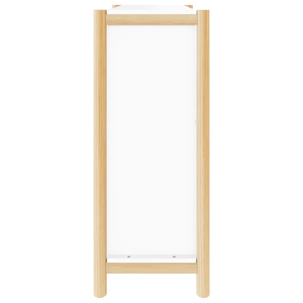 Armoire à chaussures Blanc 57,5x33x80 cm Bois d'ingénierie - XIOS