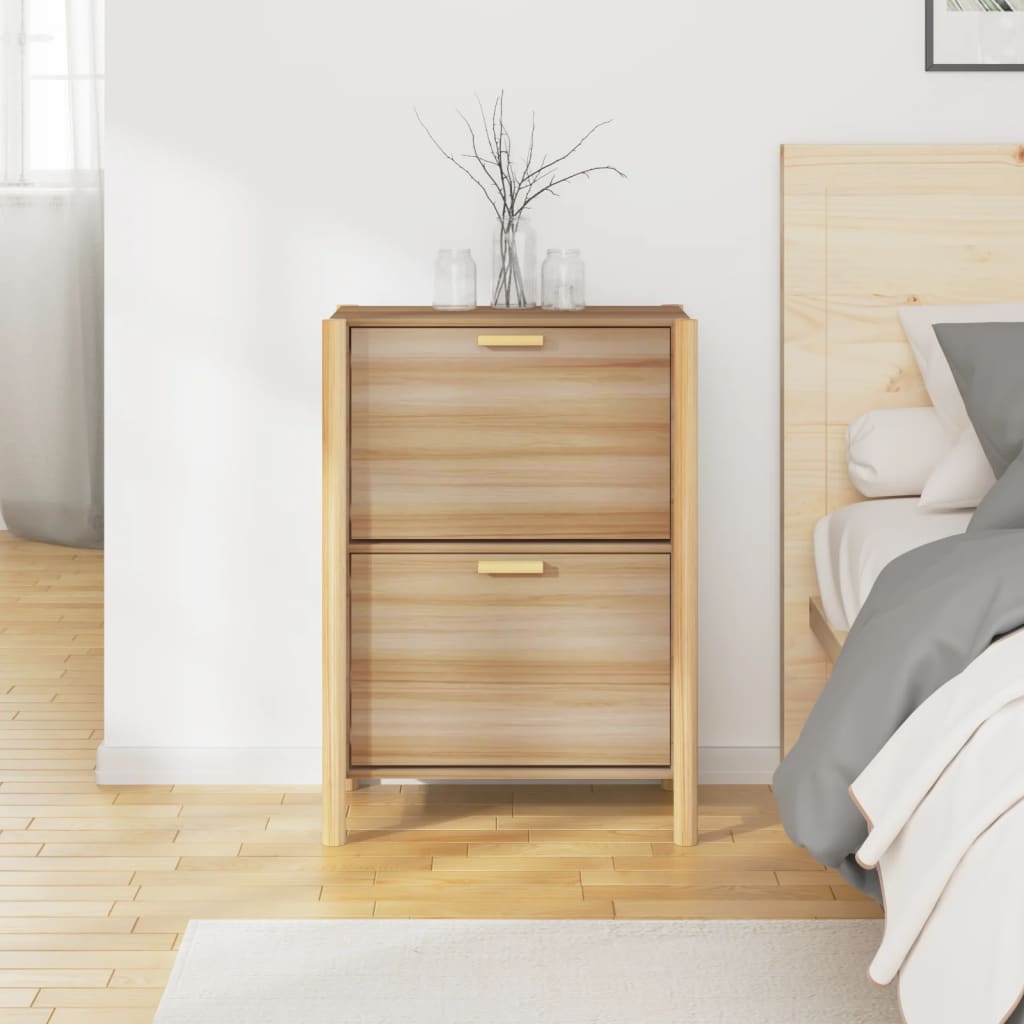 Armoire à chaussures 57,5x33x80 cm Bois d'ingénierie - XIOS