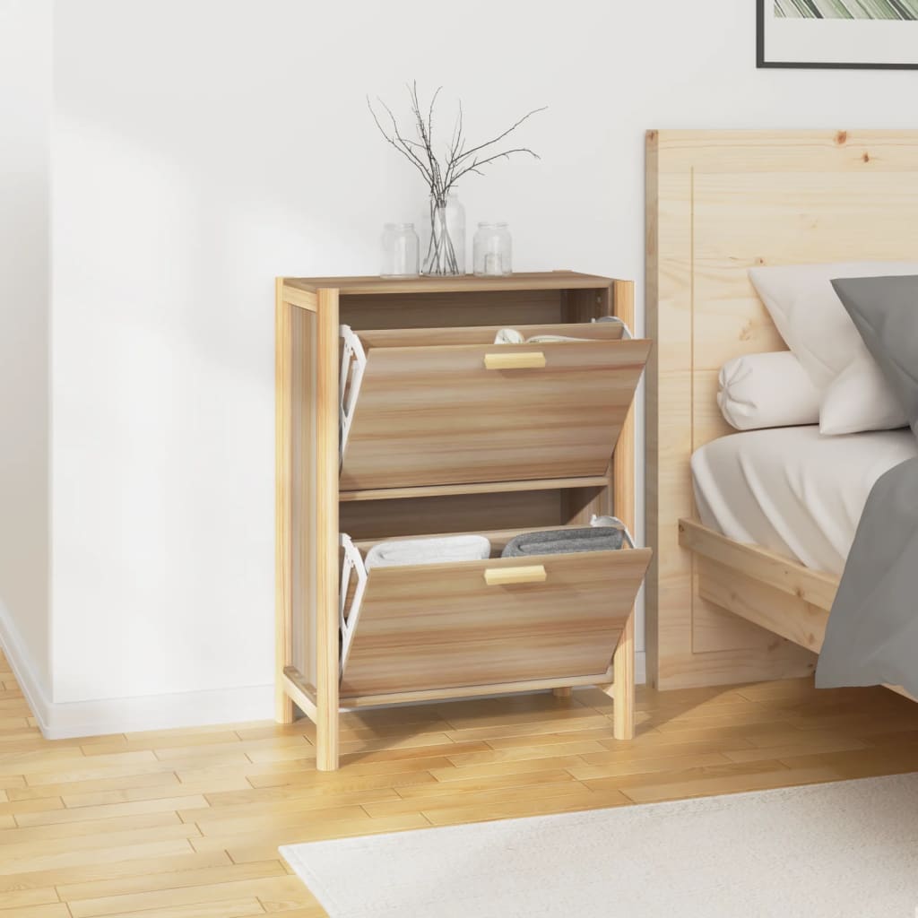 Armoire à chaussures 57,5x33x80 cm Bois d'ingénierie - XIOS