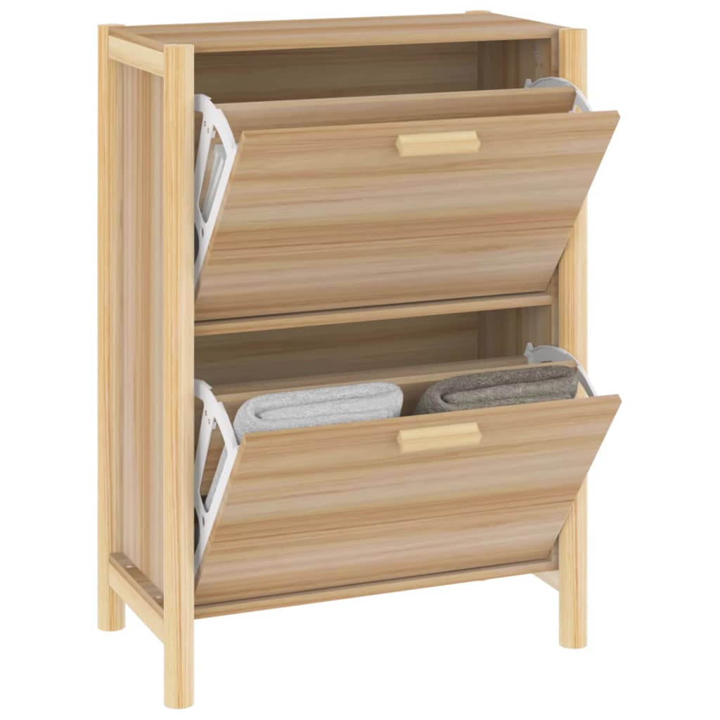 Armoire à chaussures 57,5x33x80 cm Bois d'ingénierie - XIOS