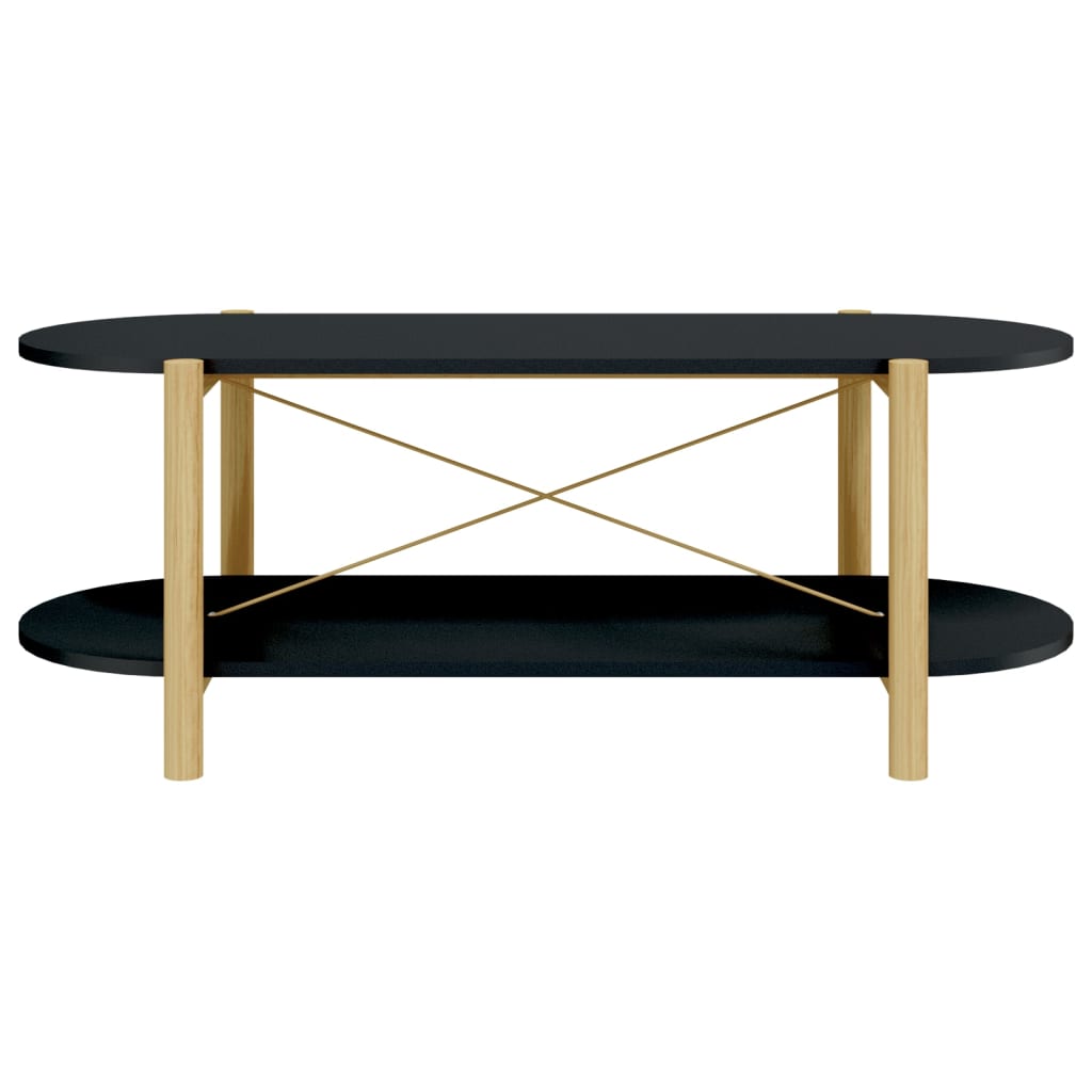 Table basse Noir 110x48x40 cm Bois d'ingénierie - XIOS
