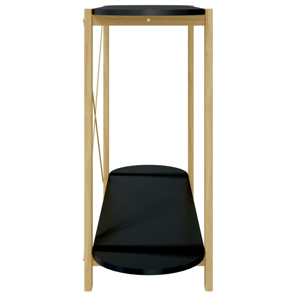 Table console Noir 110x38x75 cm Bois d'ingénierie - XIOS
