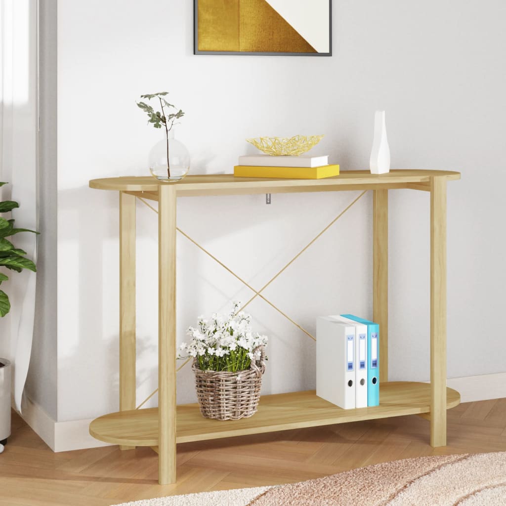 Table console 110x38x75 cm Bois d'ingénierie - XIOS
