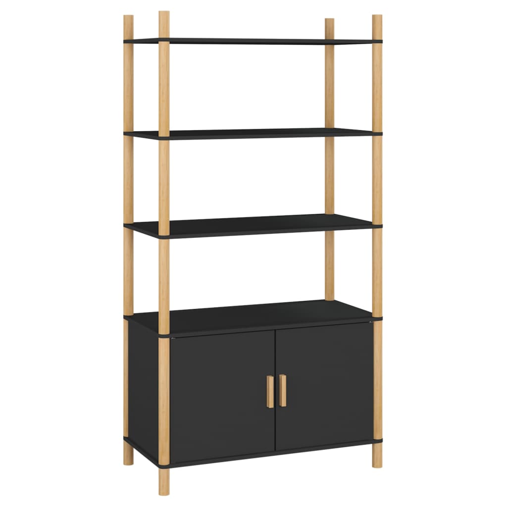 Buffet haut Noir 80x40x153 cm Bois d'ingénierie - XIOS