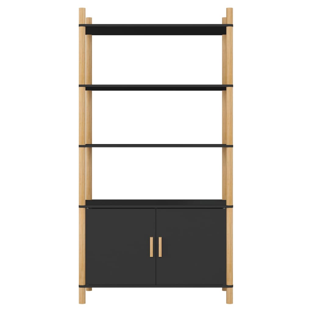 Buffet haut Noir 80x40x153 cm Bois d'ingénierie - XIOS