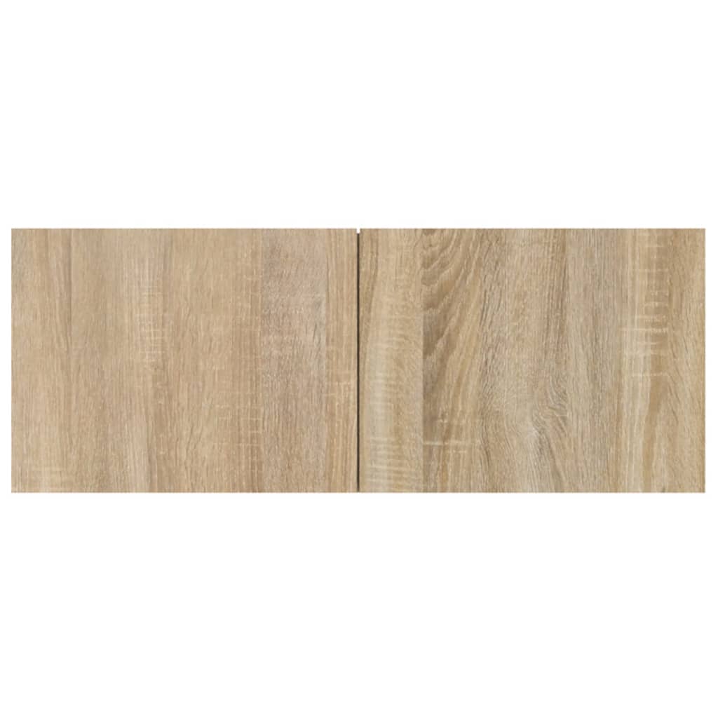 Meubles TV 4 pcs chêne sonoma 80x30x30 cm bois d'ingénierie - XIOS