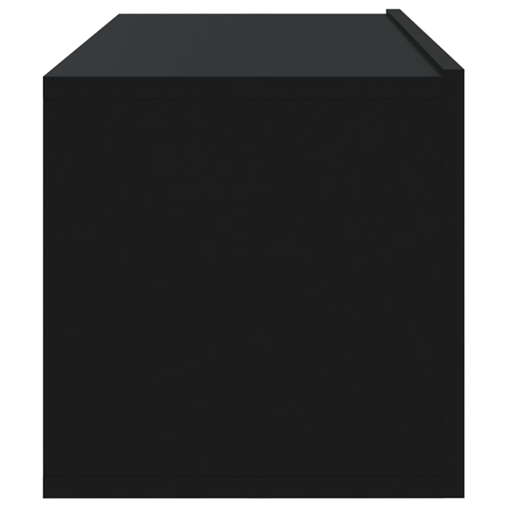 Meubles TV muraux 4 pcs Noir 100x30x30 cm Meubles TV vidaXL   