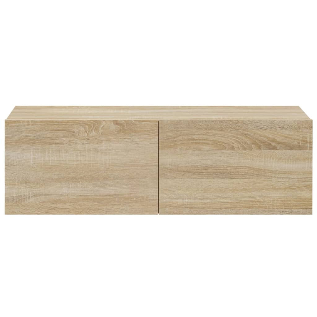 Meubles TV muraux 4 pcs chêne sonoma 100x30x30 cm Meubles TV vidaXL   
