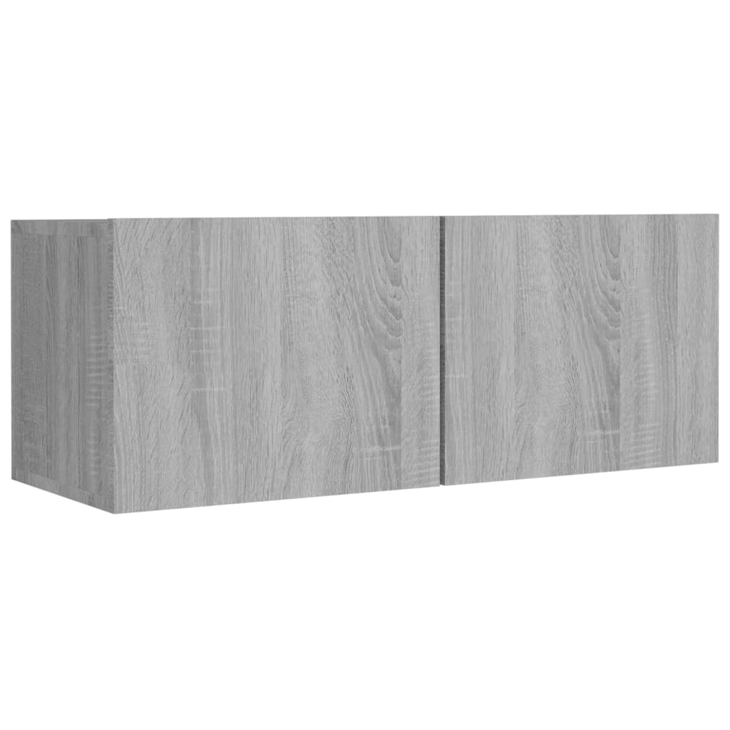 Ensemble de meubles TV 4 pcs Sonoma gris Bois d'ingénierie - XIOS