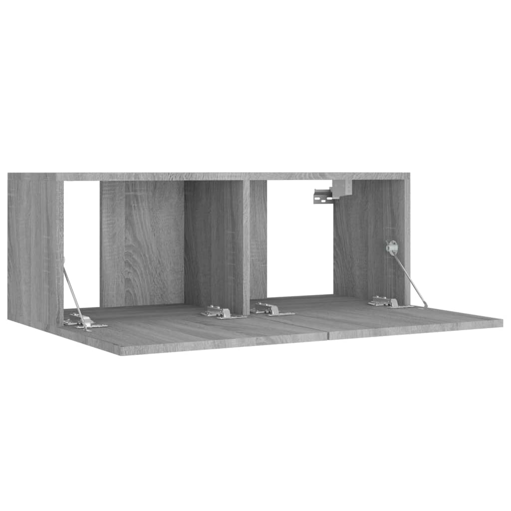 Ensemble de meubles TV 4 pcs Sonoma gris Bois d'ingénierie - XIOS