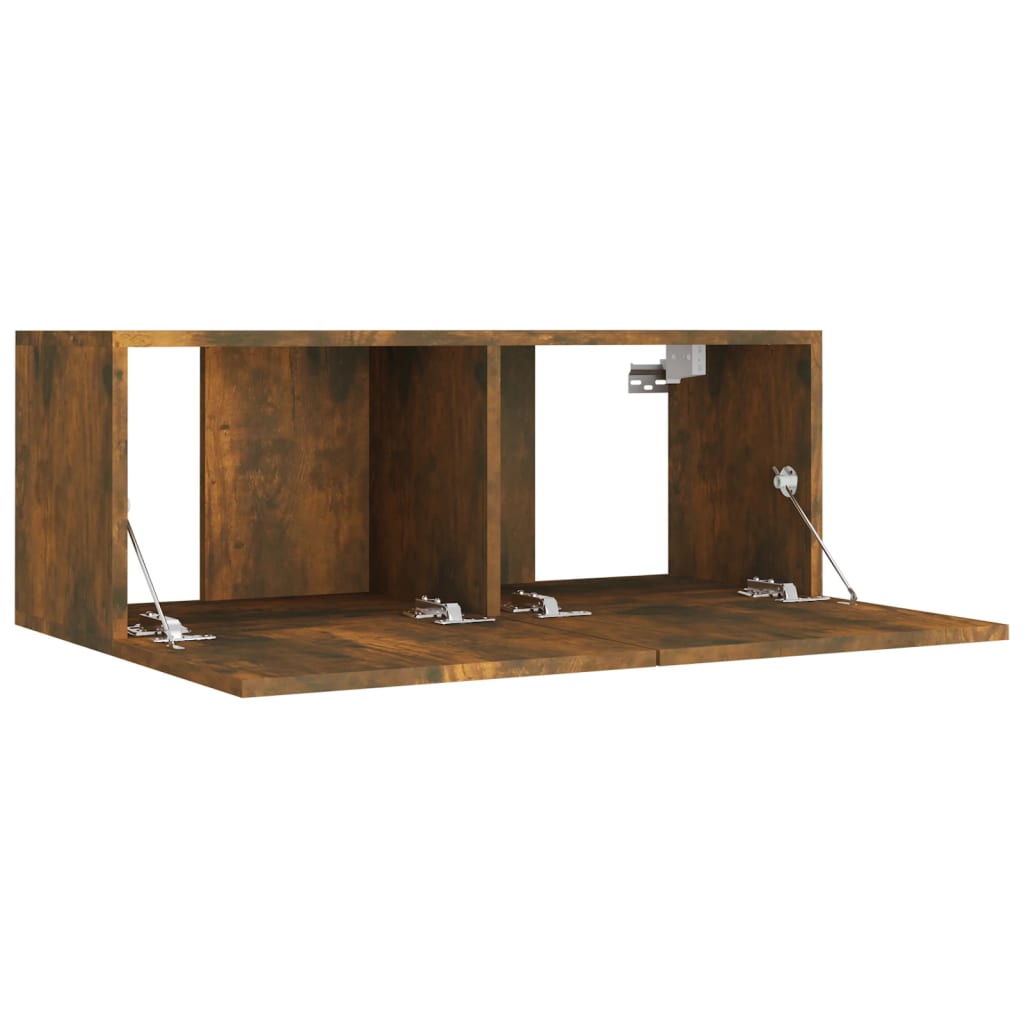 Ensemble de meubles TV 8 pcs Chêne fumé Bois d'ingénierie - XIOS