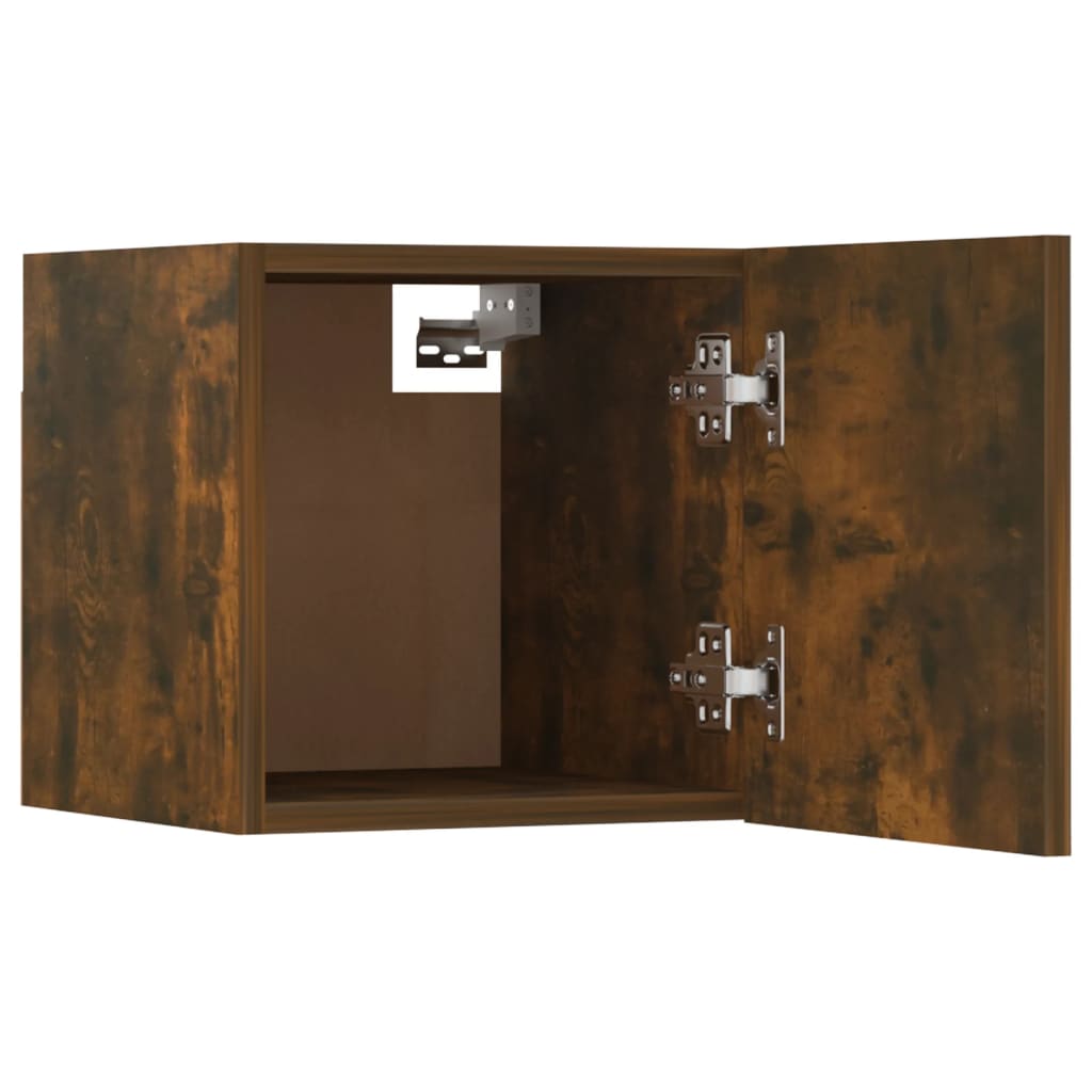 Ensemble de meubles TV 8 pcs Chêne fumé Bois d'ingénierie - XIOS