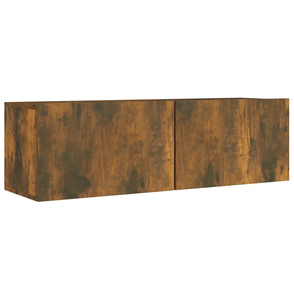 Ensemble de meubles TV 8 pcs Chêne fumé Bois d'ingénierie - XIOS