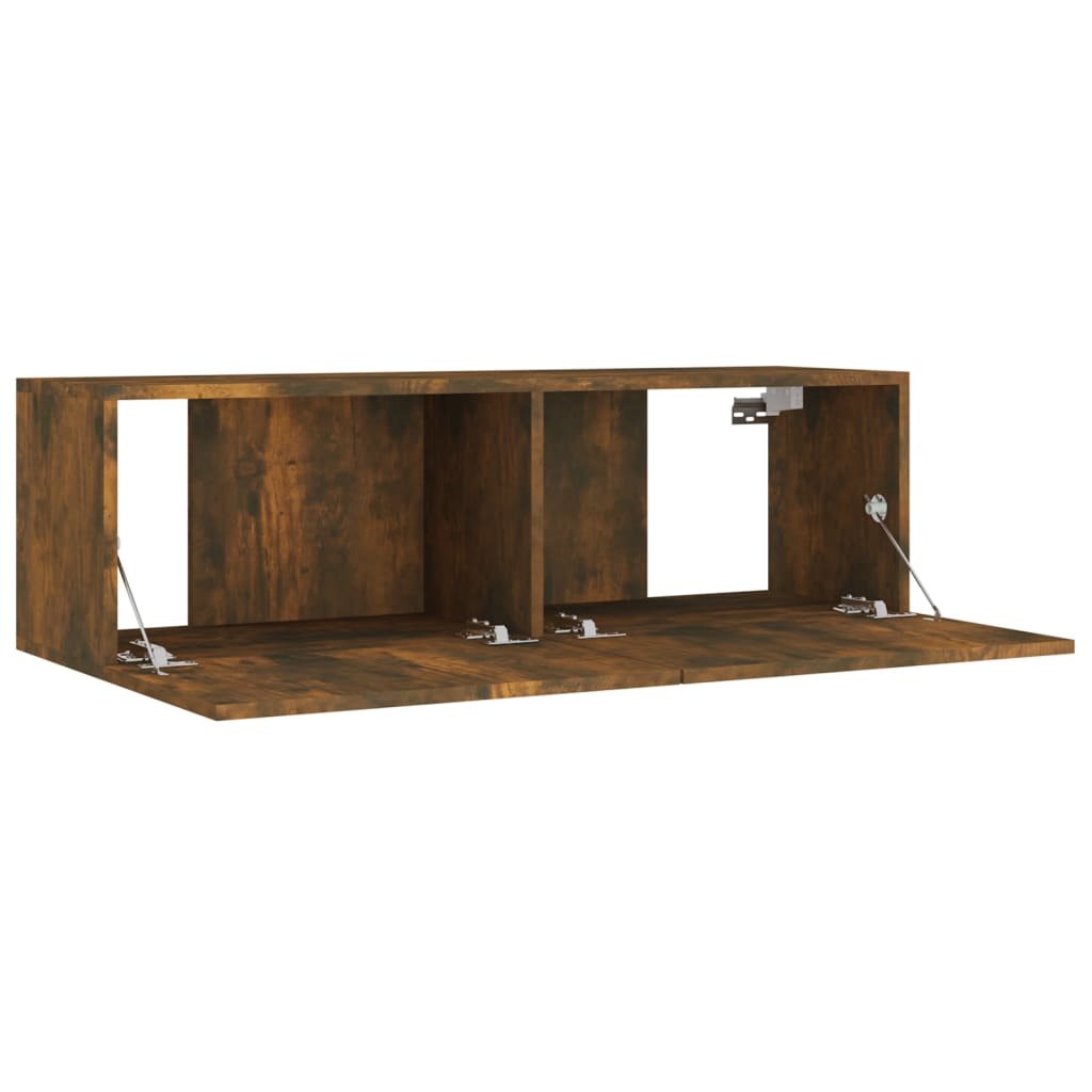 Ensemble de meubles TV 8 pcs Chêne fumé Bois d'ingénierie - XIOS