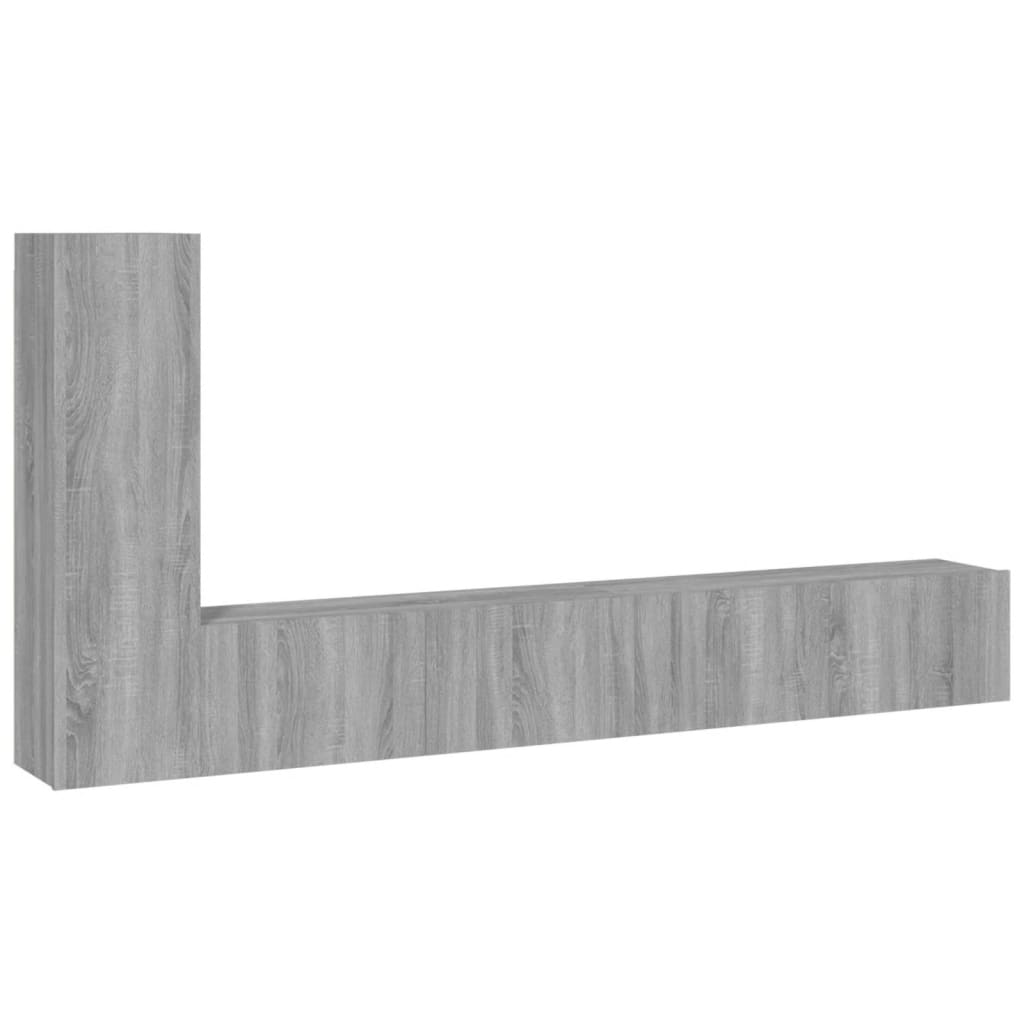 Ensemble de meubles TV 3 pcs Sonoma gris Bois d'ingénierie - XIOS
