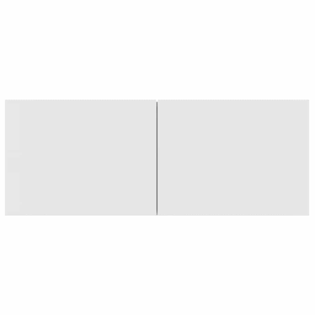 Ensemble de meubles TV 4 pcs Blanc Bois d'ingénierie