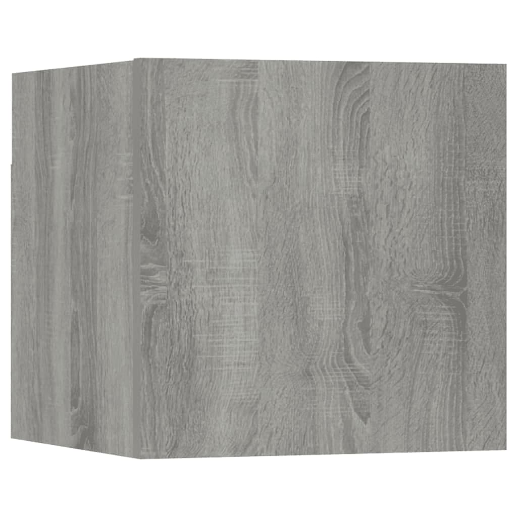 Ensemble de meubles TV 8 pcs Sonoma gris Bois d'ingénierie - XIOS