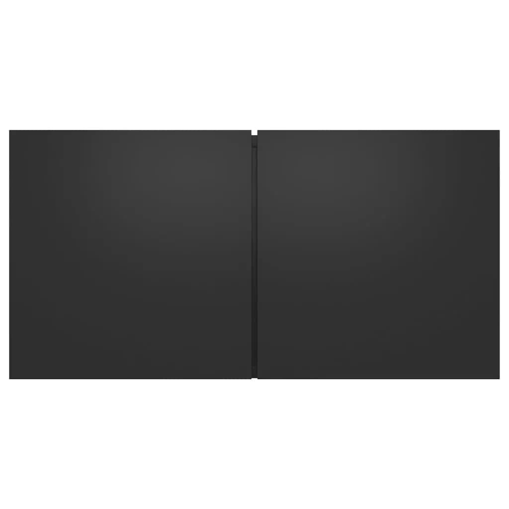 Ensemble de meubles TV 5 pcs Noir Bois d'ingénierie Meubles TV vidaXL