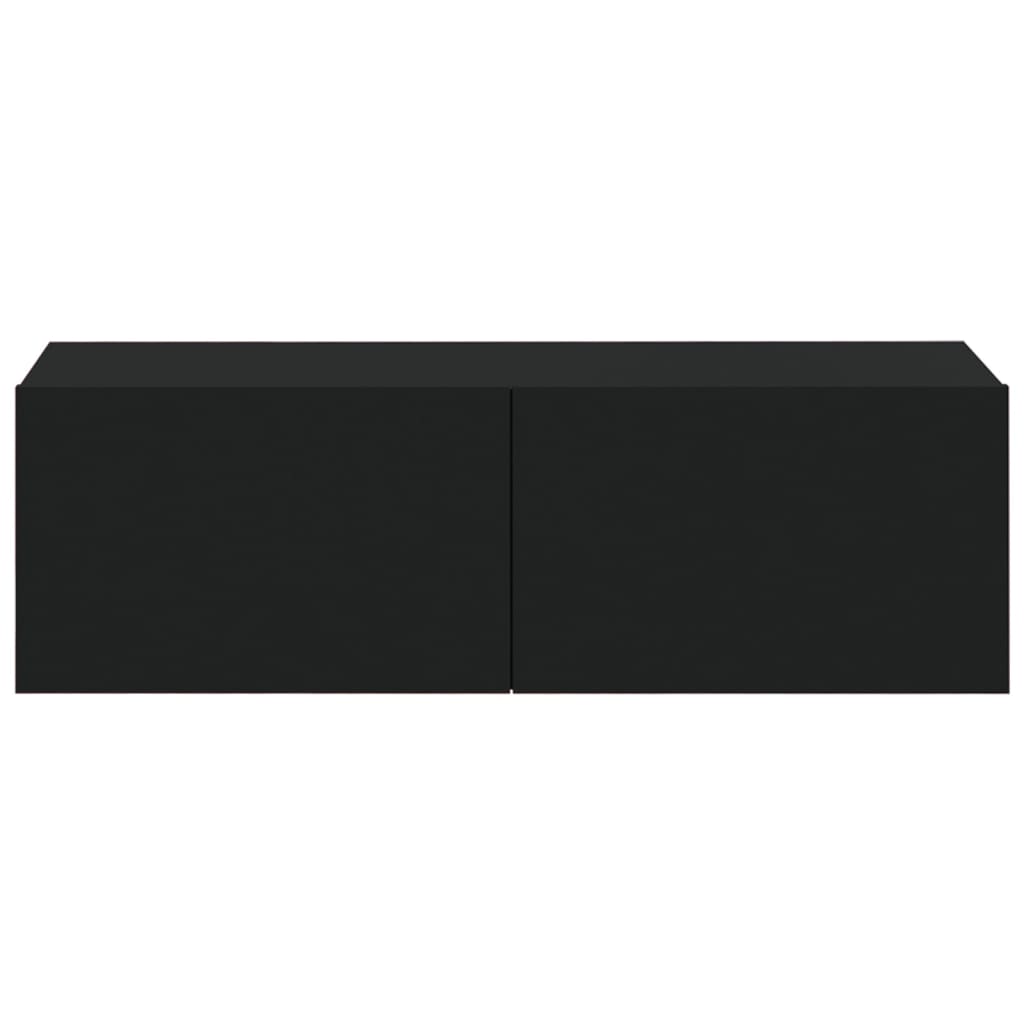 Ensemble de meubles TV 5 pcs Noir Bois d'ingénierie Meubles TV vidaXL