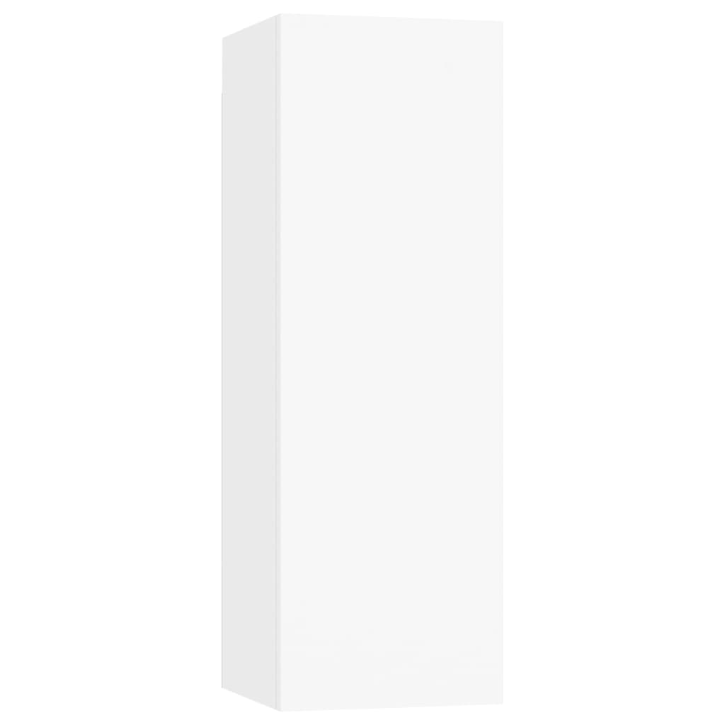 Ensemble de meubles TV 5 pcs Blanc Bois d'ingénierie - XIOS