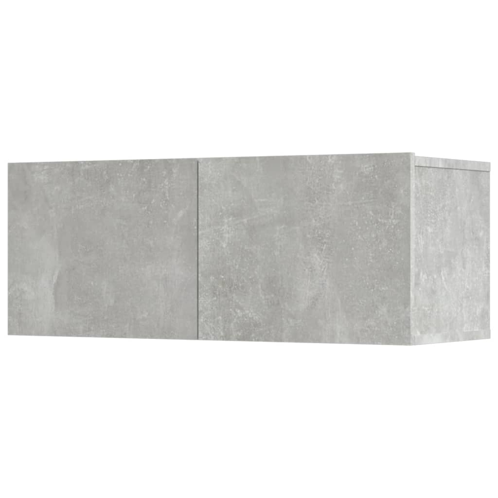 Ensemble de meubles TV 5 pcs Gris béton Bois d'ingénierie - XIOS