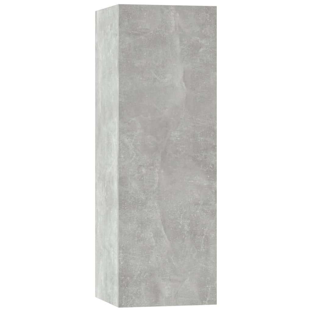 Ensemble de meubles TV 5 pcs Gris béton Bois d'ingénierie - XIOS