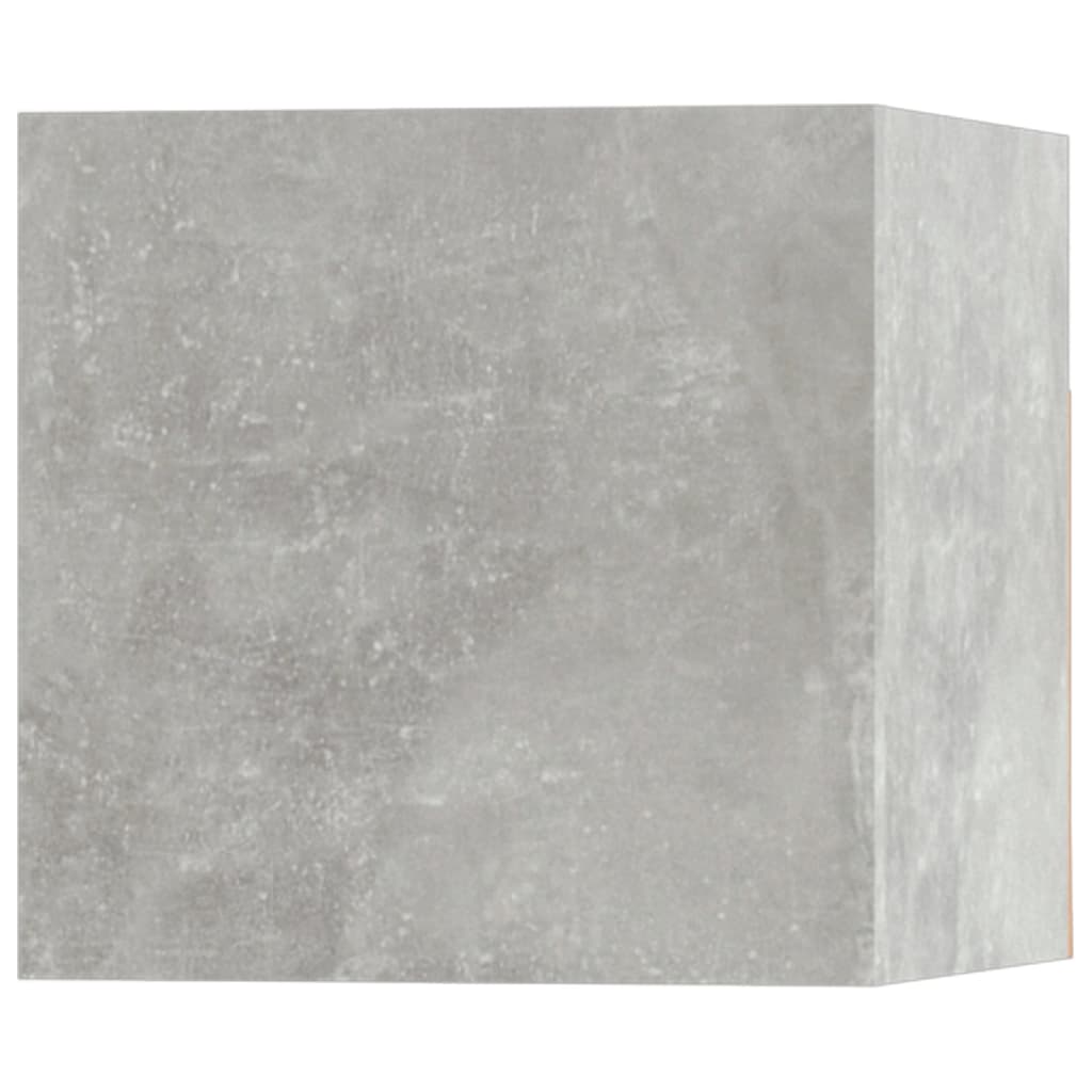 Ensemble de meubles TV 5 pcs Gris béton Bois d'ingénierie - XIOS