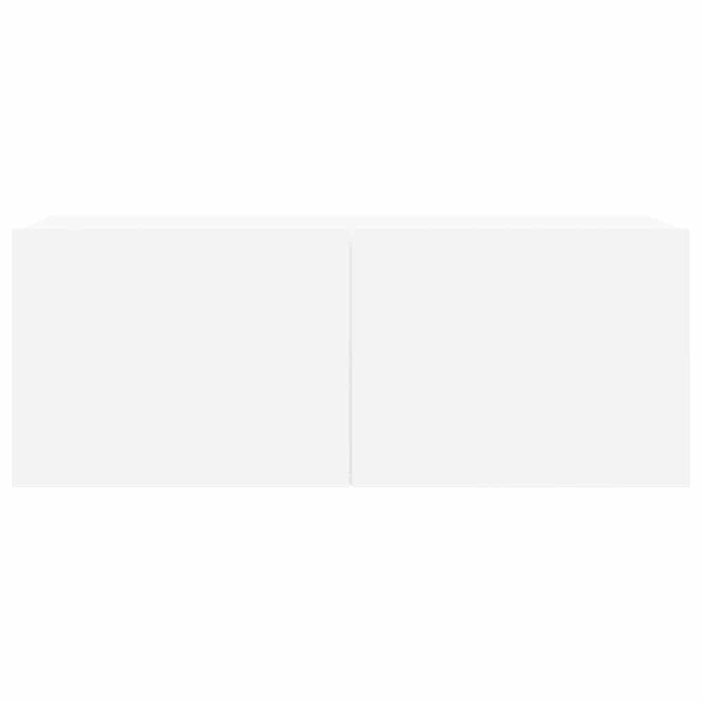 Ensemble de meubles TV 7 pcs Blanc Bois d'ingénierie