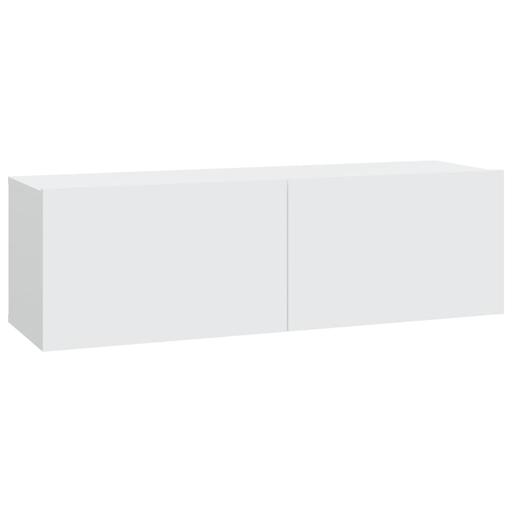 Ensemble de meubles TV 4 pcs Blanc Bois d'ingénierie - XIOS