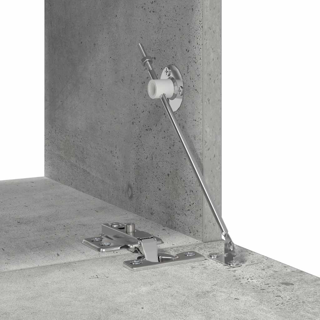 Ensemble de meubles TV 4 pcs Gris béton Bois d'ingénierie - XIOS