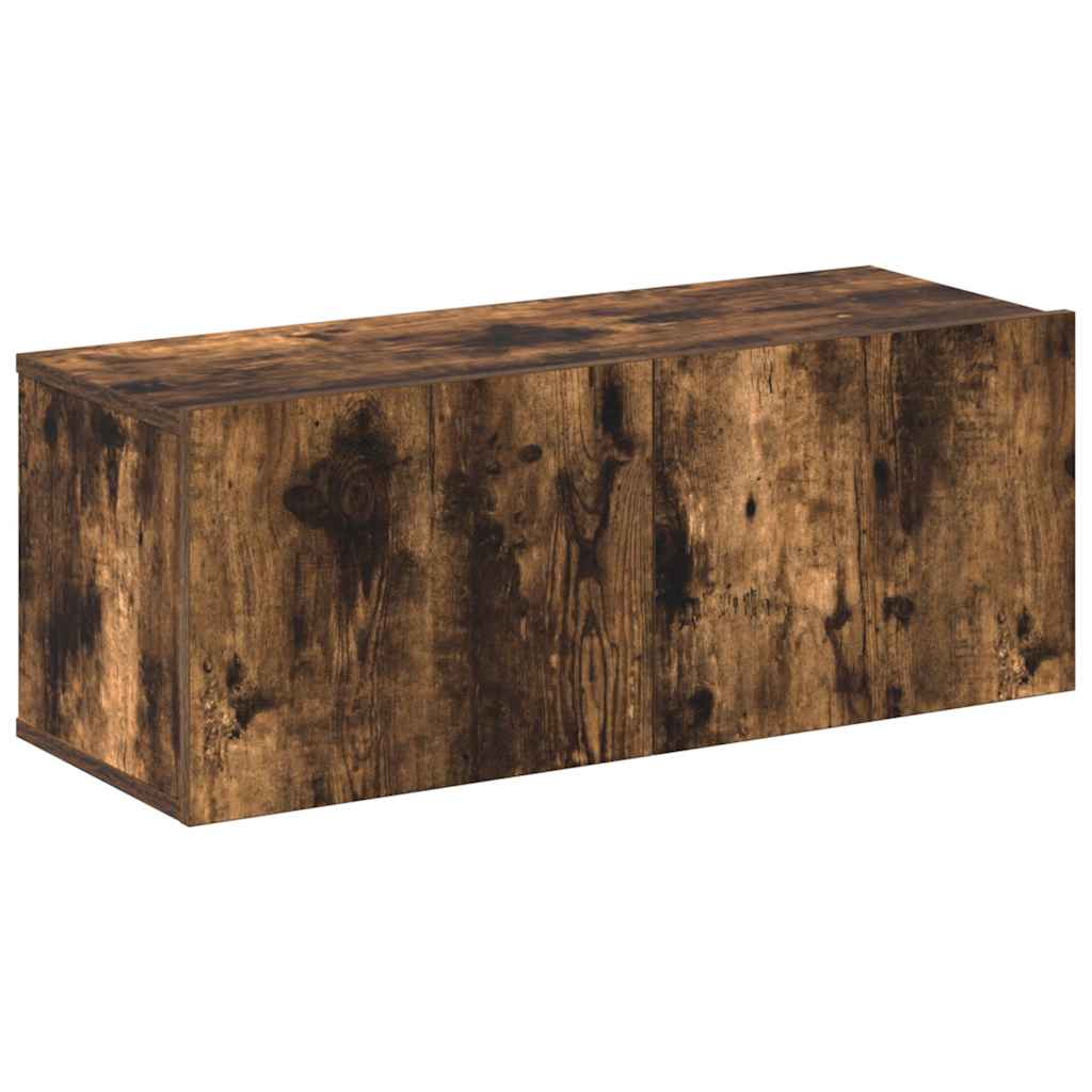 Ensemble de meubles TV 4 pcs Chêne fumé Bois d'ingénierie - XIOS