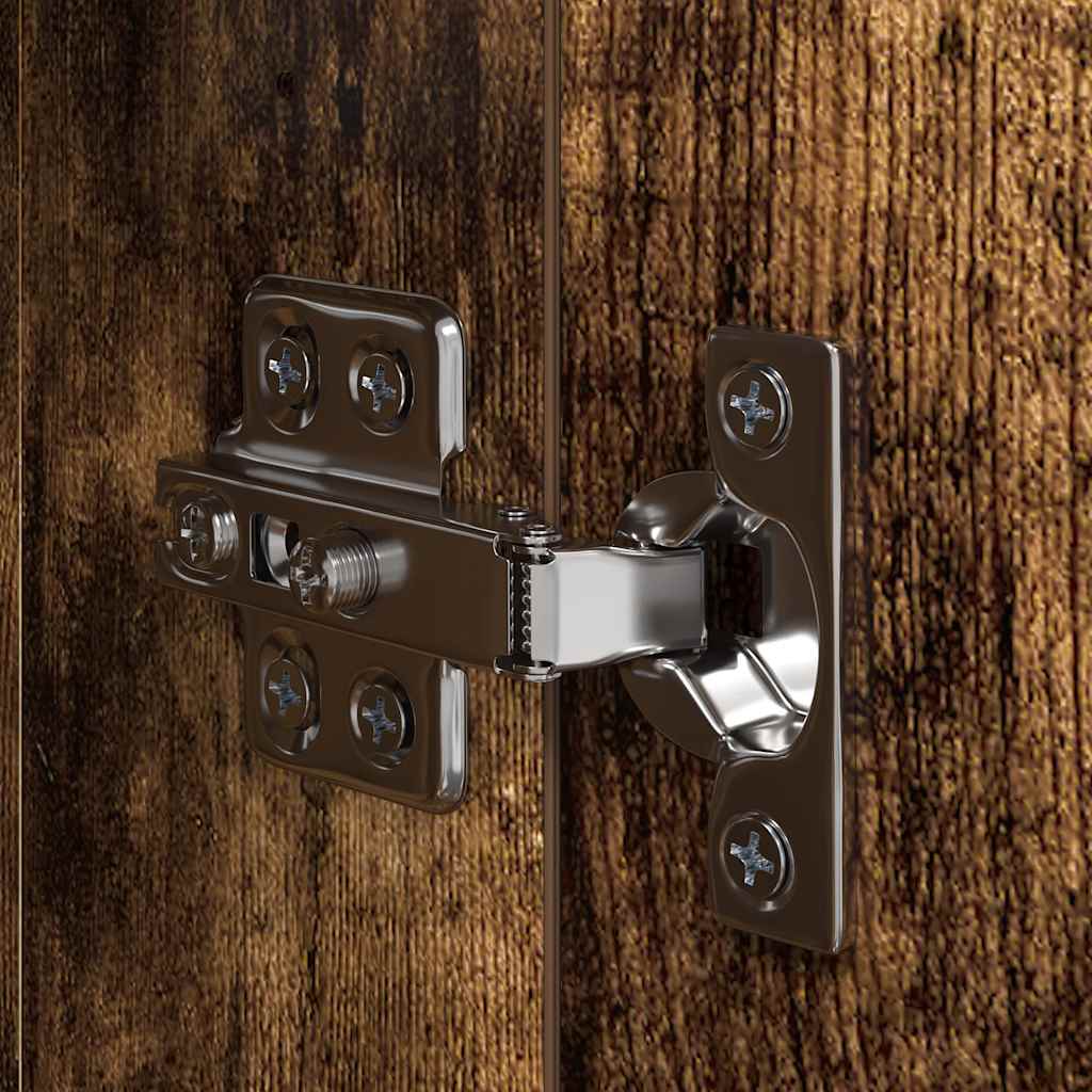 Ensemble de meubles TV 4 pcs Chêne fumé Bois d'ingénierie - XIOS