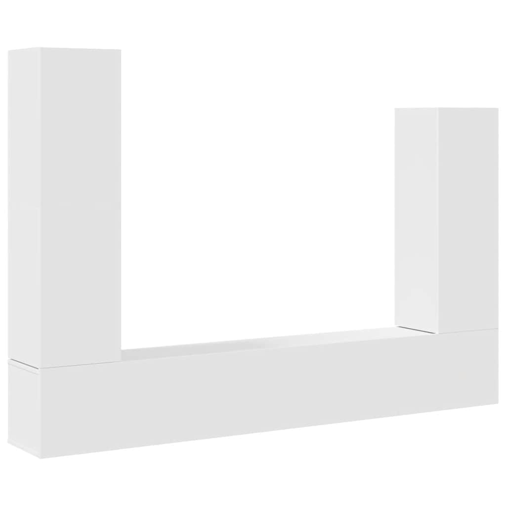 Ensemble de meubles TV 4 pcs Blanc Bois d'ingénierie - XIOS