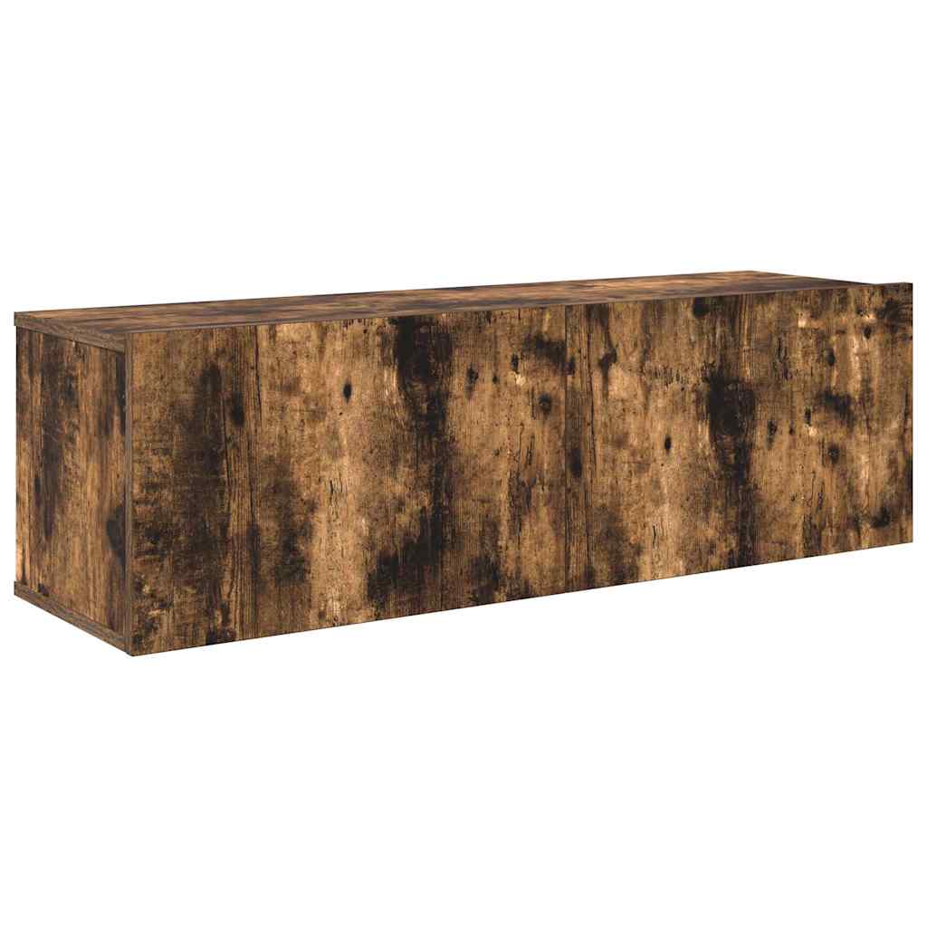Ensemble de meubles TV 4 pcs Chêne fumé Bois d'ingénierie
