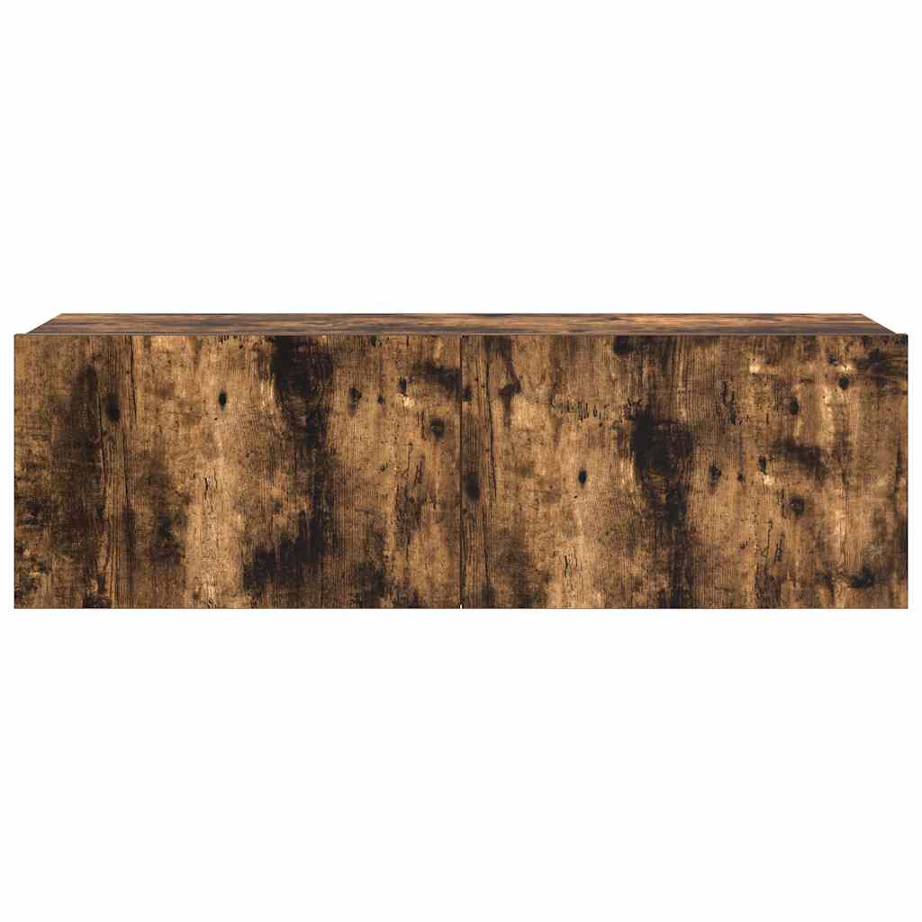 Ensemble de meubles TV 4 pcs Chêne fumé Bois d'ingénierie