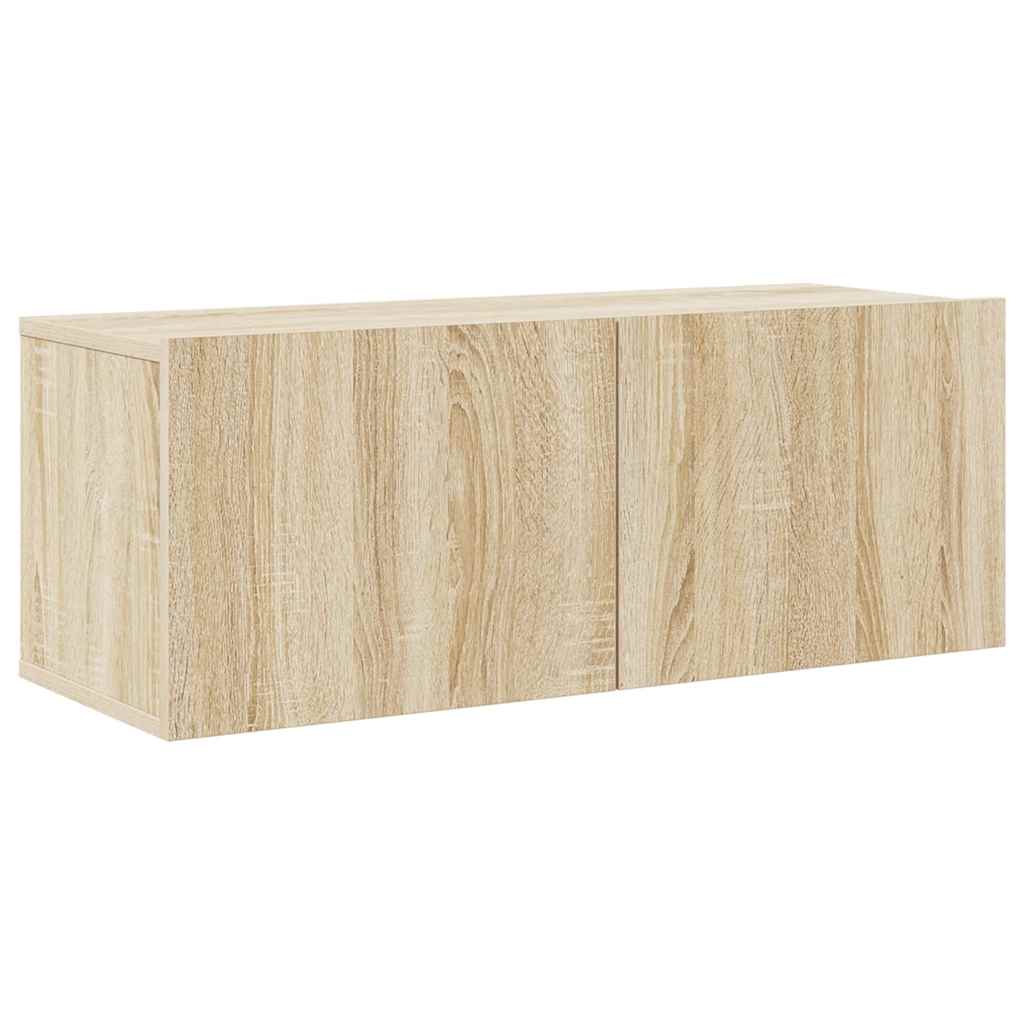 Ensemble de meubles TV 4 pcs Chêne sonoma Bois d'ingénierie - XIOS