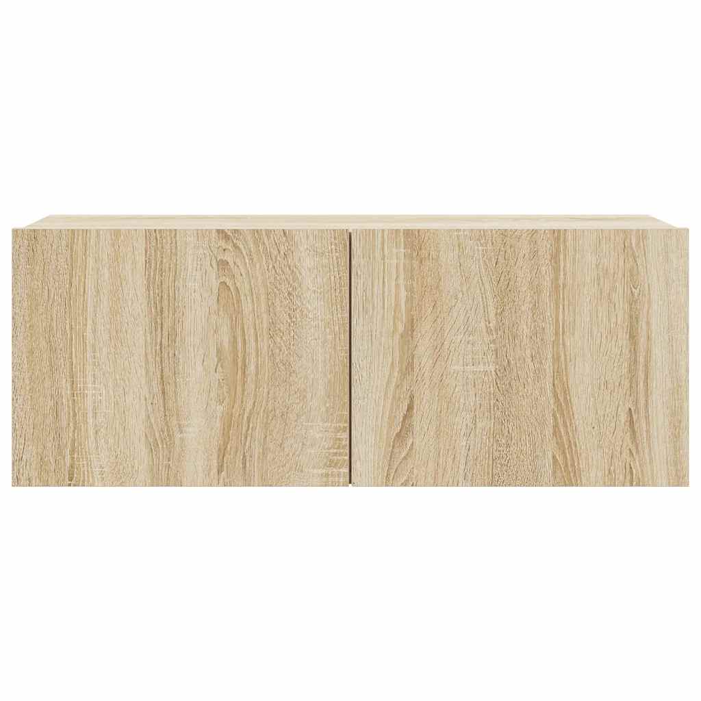 Ensemble de meubles TV 4 pcs Chêne sonoma Bois d'ingénierie - XIOS