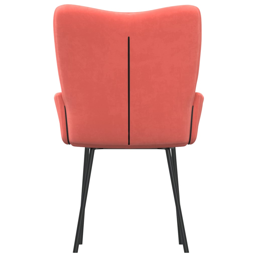 Chaises à manger lot de 2 Rose Velours - XIOS