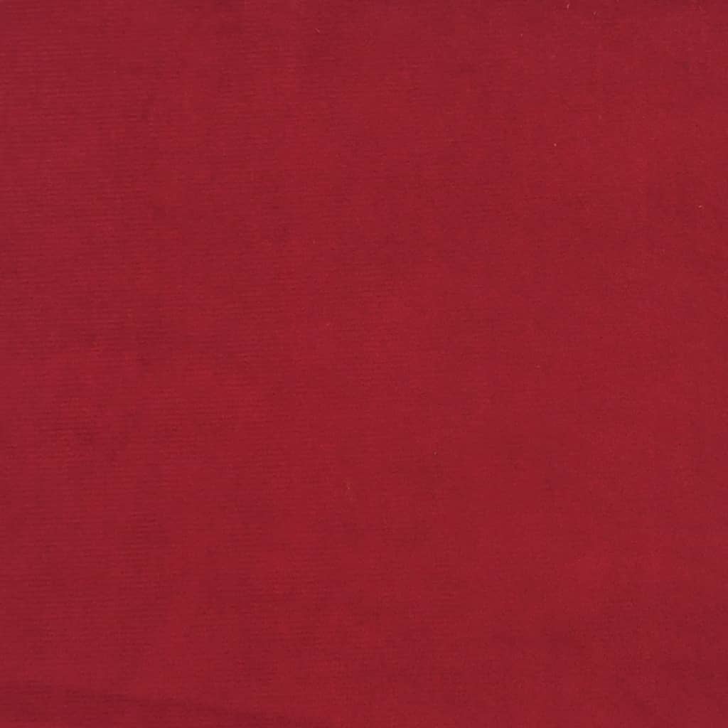 Chaises pivotantes à manger lot de 2 Rouge bordeaux Velours