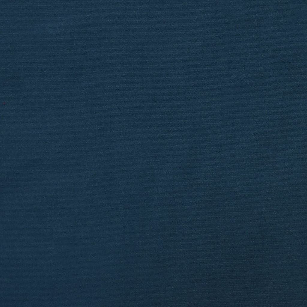 Chaise pivotante de bureau Bleu Velours Chaises de bureau vidaXL