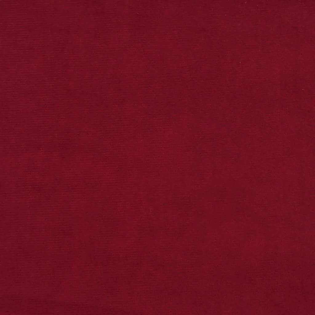 Chaise pivotante de bureau Rouge bordeaux Velours Chaises de bureau vidaXL