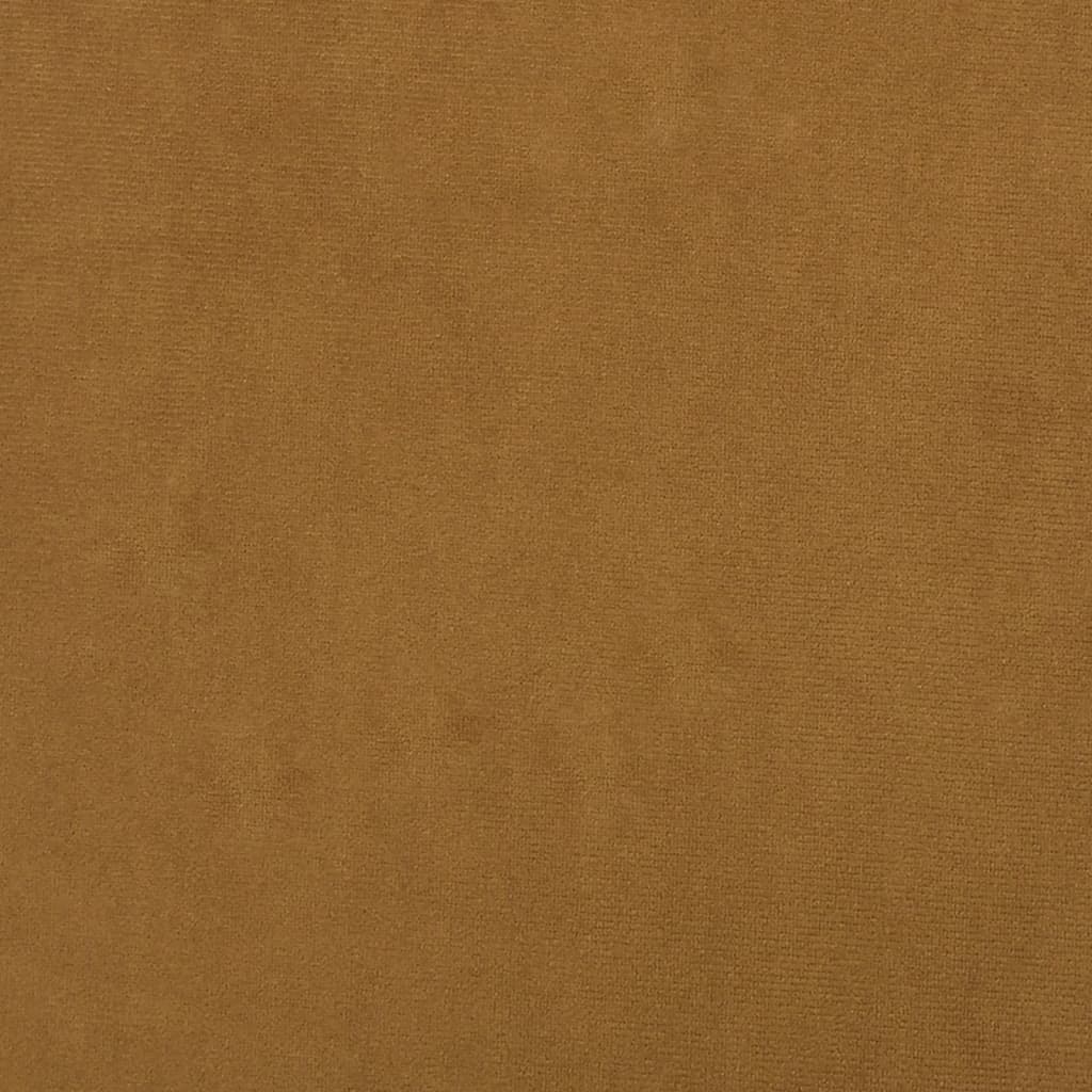 Chaise pivotante de bureau Marron Velours Chaises de bureau vidaXL