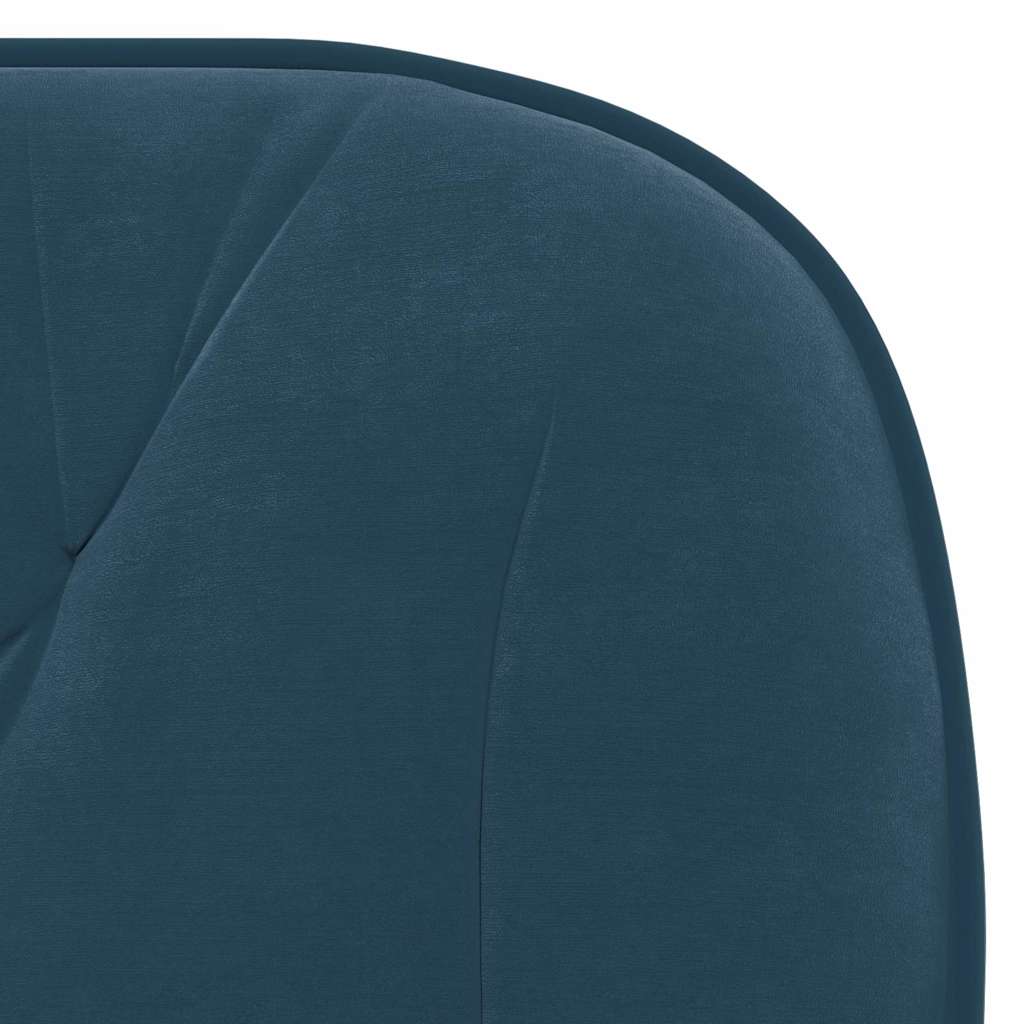 Chaise pivotante de bureau Bleu Velours - XIOS