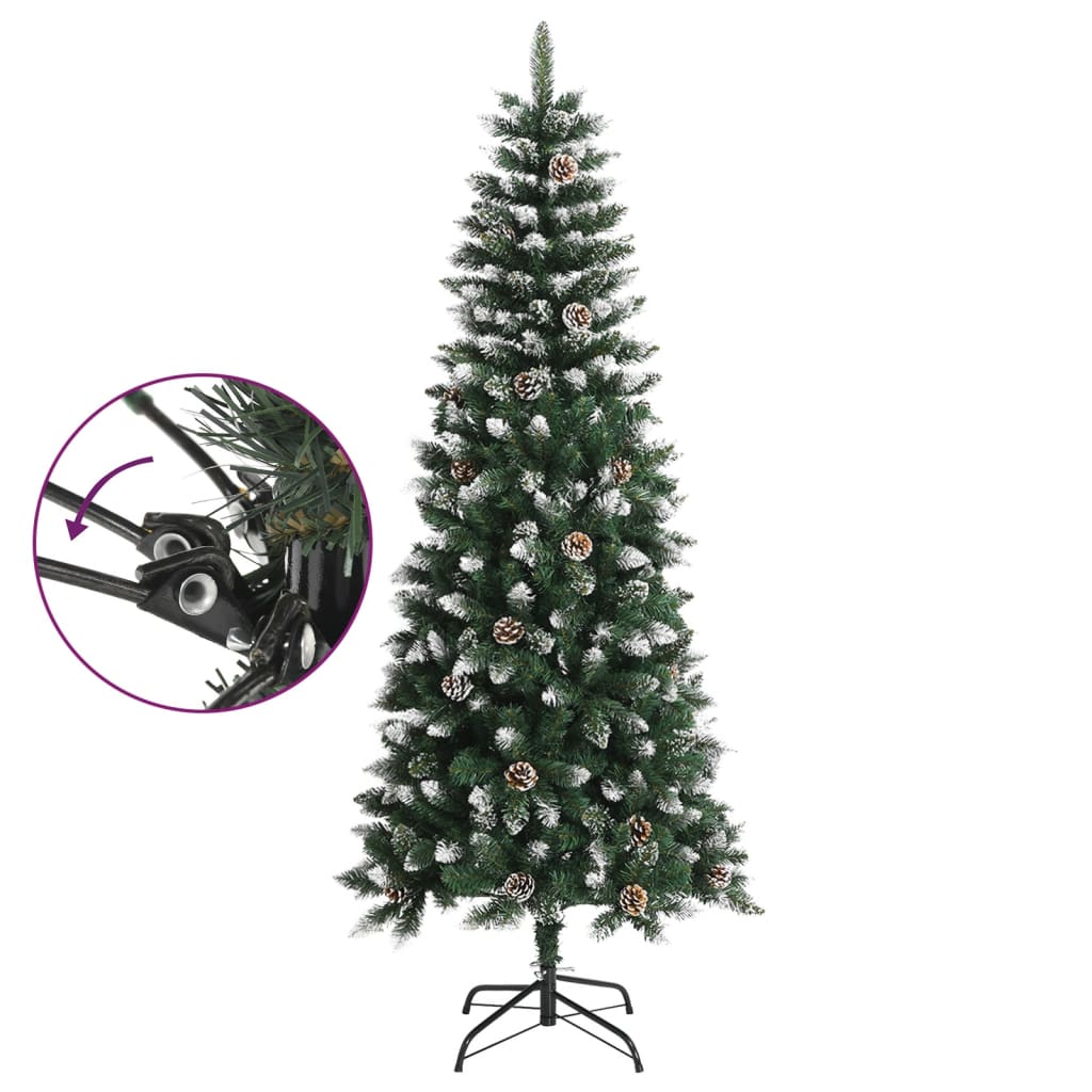 Sapin de Noël artificiel avec support Vert 180 cm PVC - XIOS