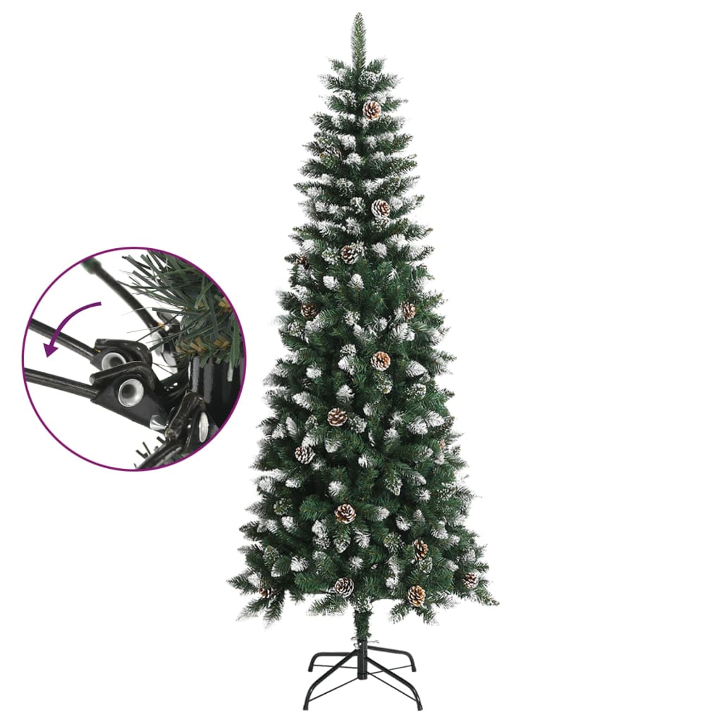 Sapin de Noël artificiel avec support Vert 210 cm PVC - XIOS
