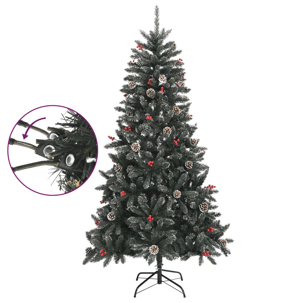 Sapin de Noël artificiel avec support Vert 180 cm PVC - XIOS
