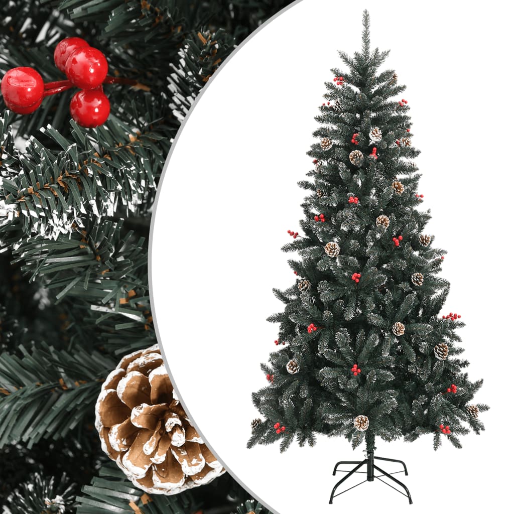 Sapin de Noël artificiel avec support Vert 210 cm PVC - XIOS