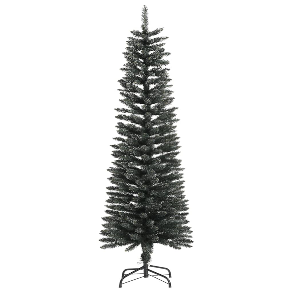 Sapin de Noël artificiel mince avec support Vert 120 cm PVC - XIOS