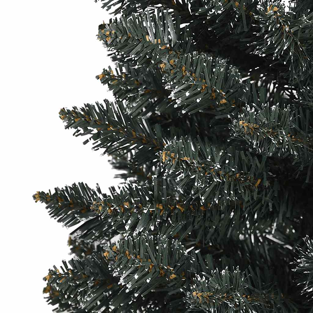 Sapin de Noël artificiel mince avec support Vert 150 cm PVC - XIOS